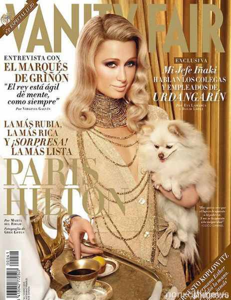 Пэрис Хилтон в журнале Vanity Fair Испания. Январь 2012 фото