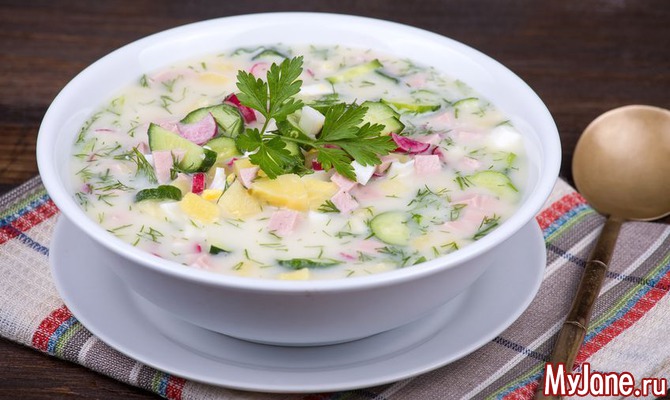 Холодные супы - холодный суп, окрошка, ботвинья, рецепты