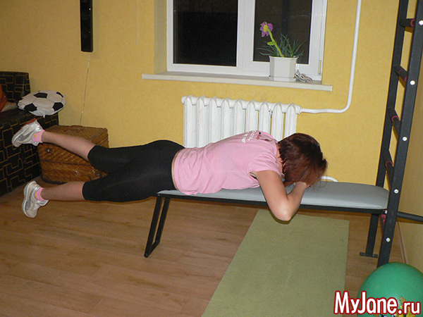 Упражнения на гимнастической скамье для похудения