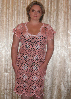  .   . Knitted dress. Author Elena Bas. , .