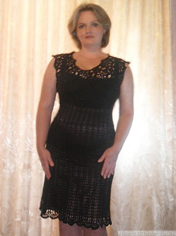  .   . Knitted dress. Author Elena Bas. , .