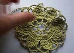   .Round motive crochet.