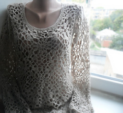  .   .Knitted jumper. Author Elena Bass.