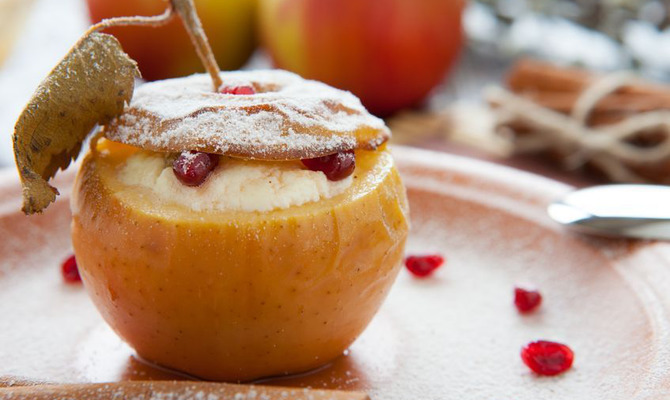 Праздничные десерты из цитрусовых и яблок