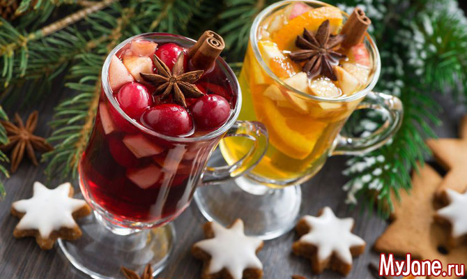 Рецепты освежающих напитков для новогоднего стола