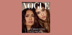 Сальма Хайек впервые снялась для Vogue вместе с дочерью
